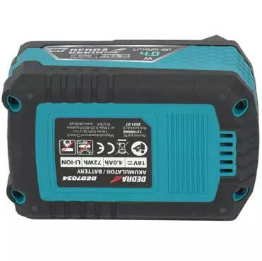 Akumulator 4,0Ah LI-ON 18V SAS+ALL Dedra DED7034