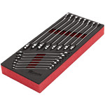 Zestaw płaskich grzechotek 15szt Milwaukee 4932479828