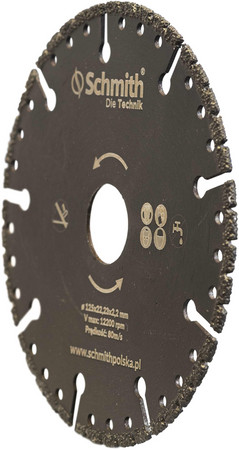 TARCZA DIAMENTOWA 125MM SCHMITH STU-01