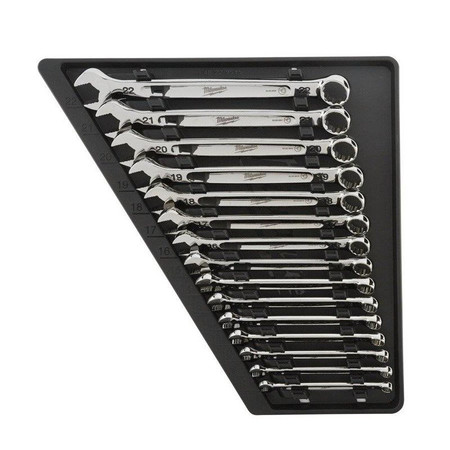 Zestaw kluczy płasko-oczkowych 15 szt.  Milwaukee 4932464258