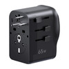 Uniwersalny adapter podróżny / ładowarka sieciowa Ugreen S550, 65W, 2x USB-C, 1x USB-A