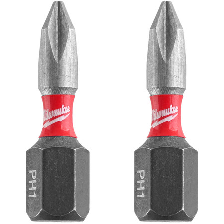 Bity udarowe Shockwave PH1 25mm 2szt Milwaukee 4932430850