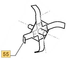 NOŻE KPL. LEWE SILEX 500R-G STIGA 1483-2170-01
