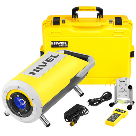 Laser liniowy do układania rur i kanalizacji Nivel System PL200R zestaw