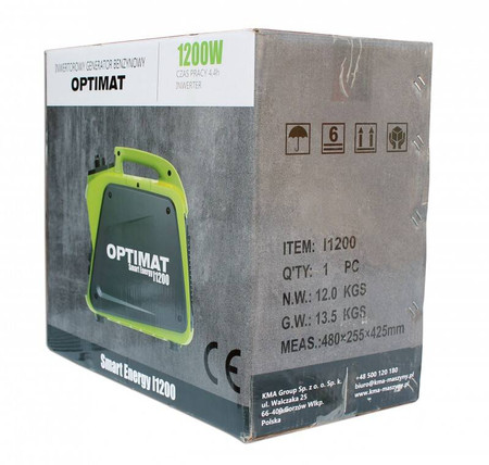 Generator Agregat Prądotwórczy Walizkowy Inwertorowy Optimat Smart Energy I1200