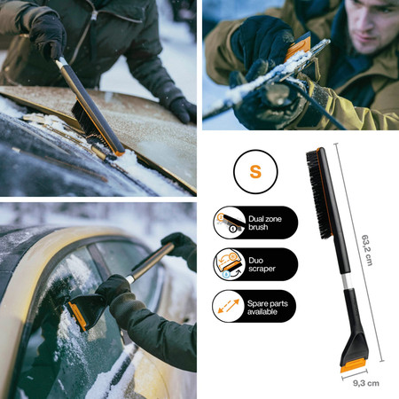 Szczotka skrobak skrobaczka do odśnieżania FISKARS