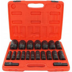 Zestaw nasadek udarowych nasadki 1/2" 10-38mm 20szt VERKE V39463