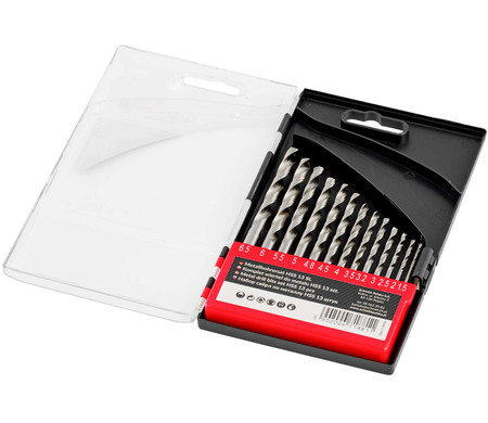 Komplet Wierteł Do Metalu HSS 13szt SCHMITH SQWM-03