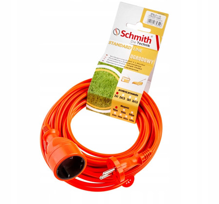 PRZEDŁUŻACZ 15M SCHMITH 2x1mm POMARAŃCZOWY SPSLO115