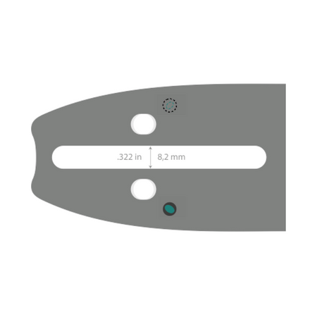 Prowadnica 40cm 16'' 3/8'' 1,3mm Oregon 160SDEA095