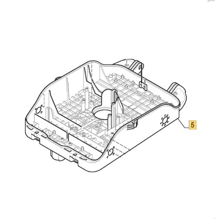 Obudowa dolna Autoclip 528/530 Stiga 112600279/1