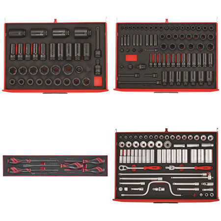 Wózek narzędziowy z zestawem narzędzi 542el Teng Tools TENG-TRUCK-542