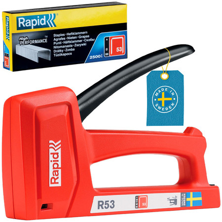 Zszywacz ręczny Rapid R53E 5001663 + zszywki GRATIS