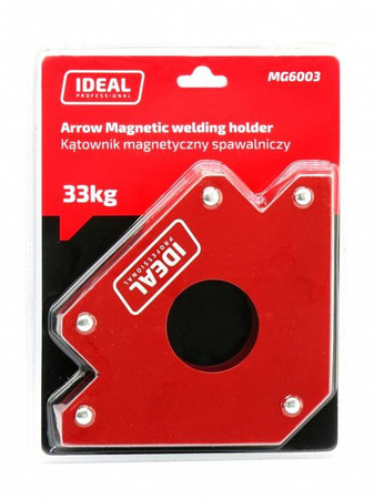 Kątownik magnetyczny spawalniczy 33kg IDEAL MG6003