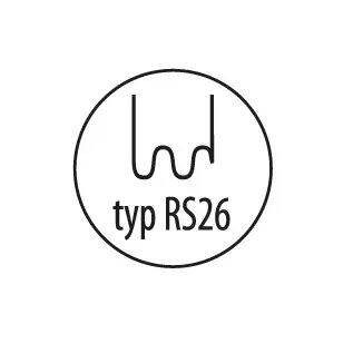 Zszywki do plastiku TYP RS26 0,6mm 100 sztuk Dedra DED75274