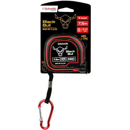 Miara Zwijana BLACK BULL 7,5m 25mm SCHMITH SMZ-09-7,5/25