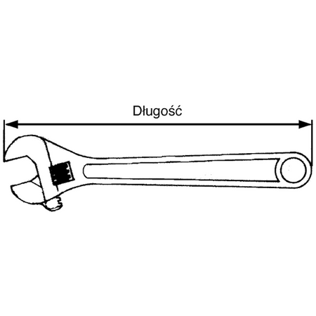 Klucz nastawny 24x150 mm Teng Tools 10587-0109