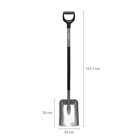 Łopata Ergonomic szara FISKARS 1070058