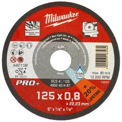 TARCZA DO CIĘCIA METALU 125x1 MILWAUKEE 4932498201