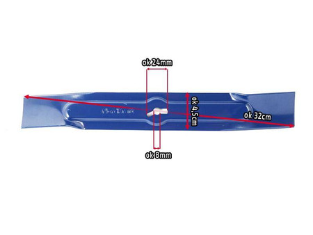 NÓŻ KOSIARKI CASTORAMA 32cm NORD CZKSI-0330