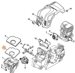 Stihl Filtr Powietrza Włókninowy  1130-141-1700