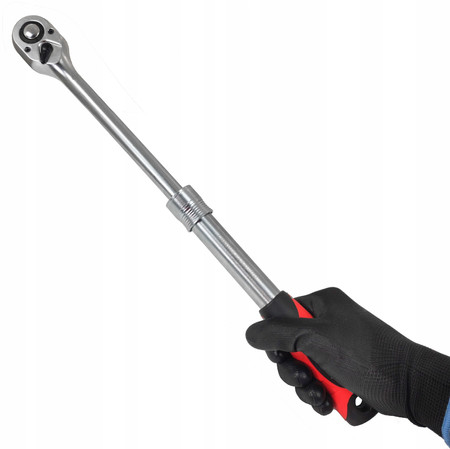 Grzechotka teleskopowa rozsuwana długa 1/2'' Verke V39160