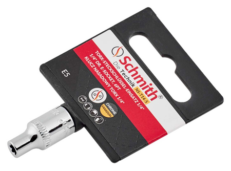 Klucz nasadowy 1/4" TORX E10 Schmith NS-T14-10