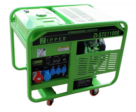 Generator Agregat Prądotwórczy Budowlany AVR Benzynowy ZIPPER ZI-STE11000