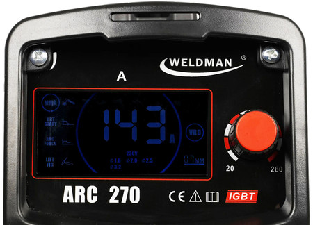 Spawarka inwertorowa Weldman ARC 270 LCD 260A 103022