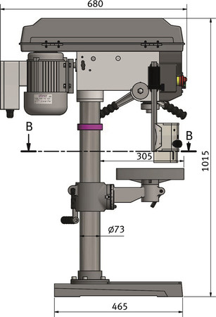 Wiertarka stołowa OPTIdrill D23PRO Optimum 3003020 + zestaw bitów i wierteł