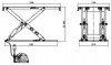 Podnośnik stół nożycowy hydrauliczny 1000kg 1T Viber-System SNNU1000
