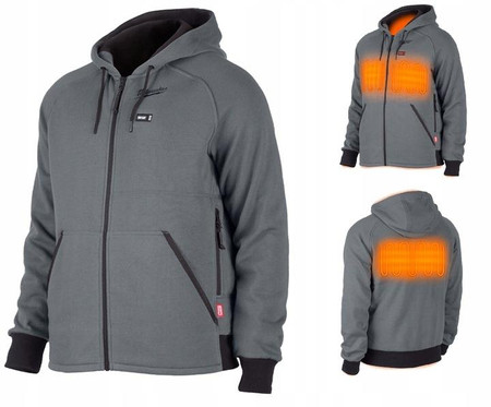 Bluza Podgrzewana Szara Rozmiar L M12 HHGREY4-0 Milwaukee 4932480068