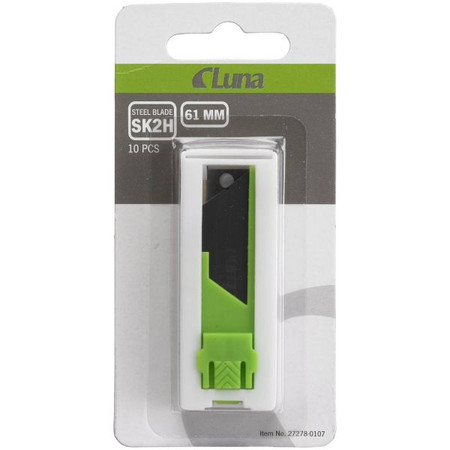 Ostrze wymienne do noży 19/61mm 10 szt. Luna 272780107