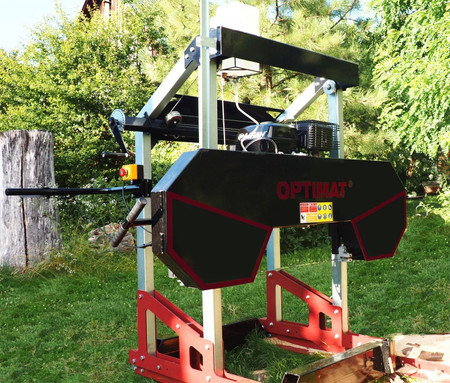 Trak taśmowy spalinowy OPTIMAT Timberland TMG 660S z osłoną taśmy oraz układem jezdnym RST6