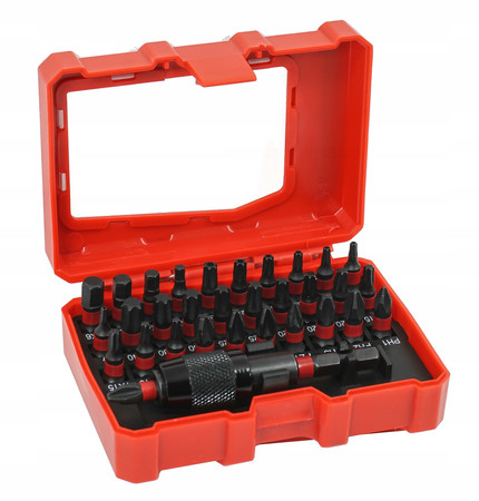 Bity Udarowe Końcówki Zestaw Hex Torx + Uchwyt 32szt Verke V39204
