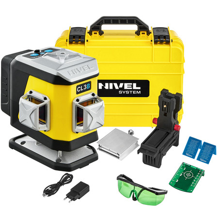 Laser krzyżowy (niebieski) 3x360 Nivel System CL3B