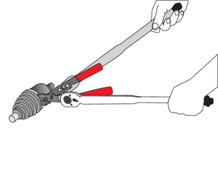 Szczypce do opasek Yato YT0606