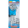 Klucze Imbus Calowe z Kulką 1/16'' - 3/8'' 9szt Richmann C6612