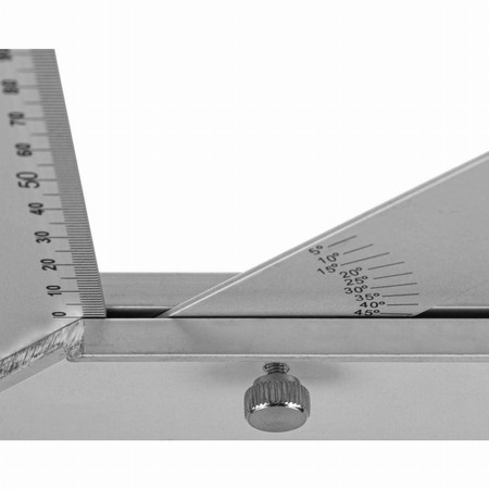 Kątownik aluminiowy z kątomierzem 400mm Schmith SKAL-400B