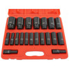 Zestaw nasadek udarowych nasadki 1/2" 10-38mm 20szt  VERKE V39463