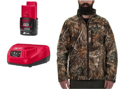 KURTKA PODGRZEWANA CAMO S M12HJCAMO06-201 MILWAUKEE  4932492948