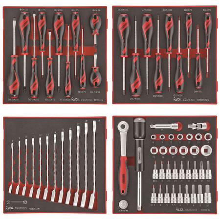Wózek narzędziowy z zestawem narzędzi 542el Teng Tools TENG-TRUCK-542