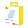 Magnetyczny mini powerbank Baseus 5000mAh, USB-C 20W (niebieski)