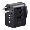 Uniwersalny adapter podróżny / ładowarka sieciowa Ugreen S550, 65W, 2x USB-C, 1x USB-A