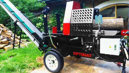 Piło-łuparka elektryczna 12 ton OPTIMAT Titanium CLS 12