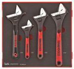 Zestaw Kluczy Nastawnych 4szt Teng Tools 238310106