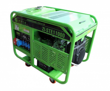 Generator Agregat Prądotwórczy Budowlany AVR Benzynowy ZIPPER ZI-STE11000