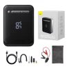 Powerbank / Rozrusznik + Kompresor 2w1 Baseus Super Energy Car Jump Starter, 8000mAh, 1000A USB (czarny)