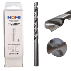 Wiertło do metalu 5 szt. 10,2mm Nomi hrc vector do stali tworzyw drewna żeliwa 