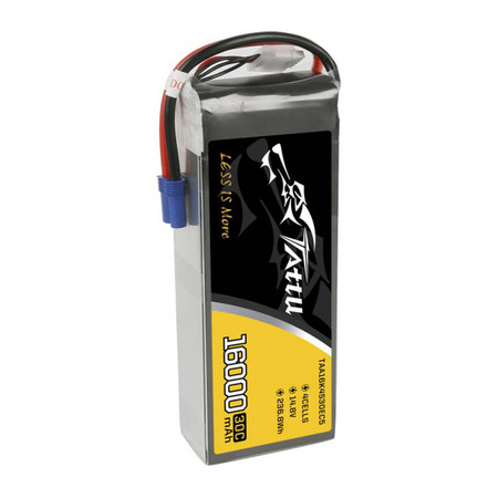 Akumulator Tattu 16000mAh 14.8V 30C 4S1P Lipo Pack z konektorem EC5